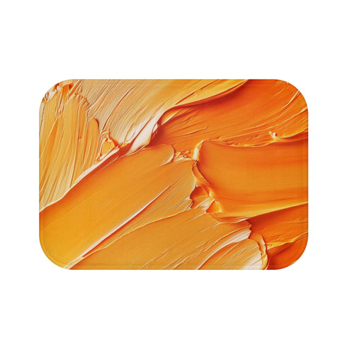"Sunny Citrus Burst Bath Mat"