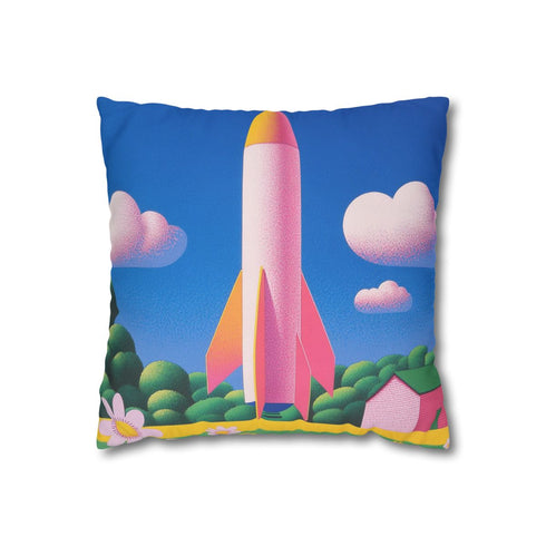 "Sunny Day Retro Pillowcase: Let the Sunshine In!"