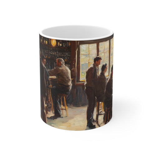 "Sunny English Pub Coffee Mug"
