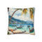 "Sunny Phuket Watercolor Pillowcase"