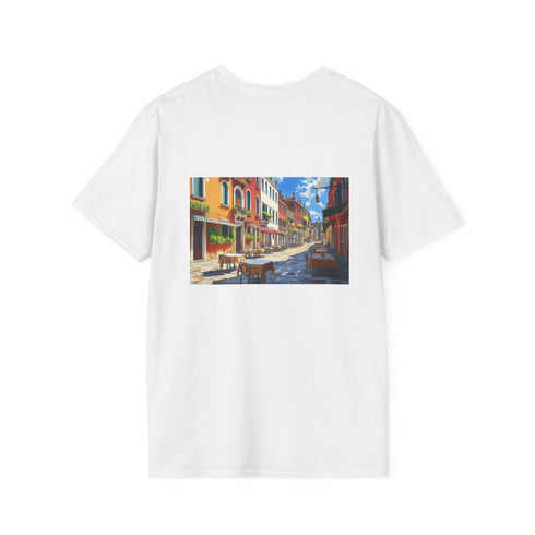 Sunny Venice Piazza Painting Tee