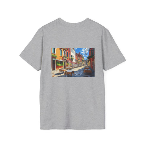 Sunny Venice Piazza Painting Tee