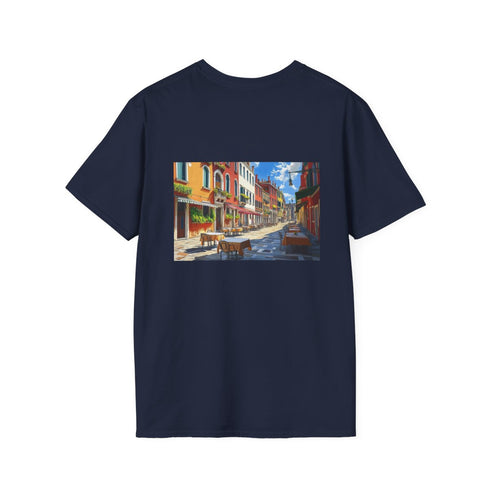 Sunny Venice Piazza Painting Tee