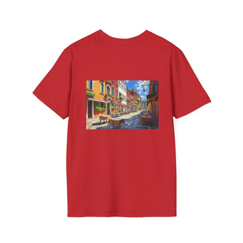 Sunny Venice Piazza Painting Tee