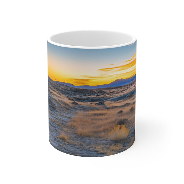 Sunrise Alien Landscape Coffee Mug
