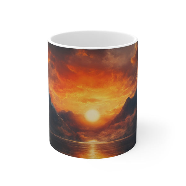 "Sunrise Magic Coffee Mug: Embrace Hope"