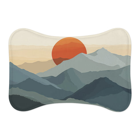 "Sunrise Mountain Pet Mat"