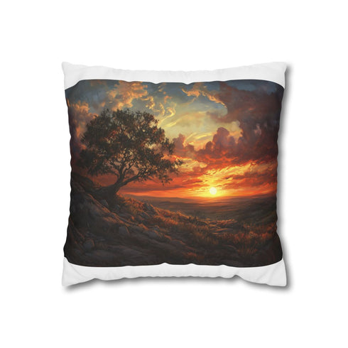 "Sunrise of Hope Pillowcase: Embrace Renewal"