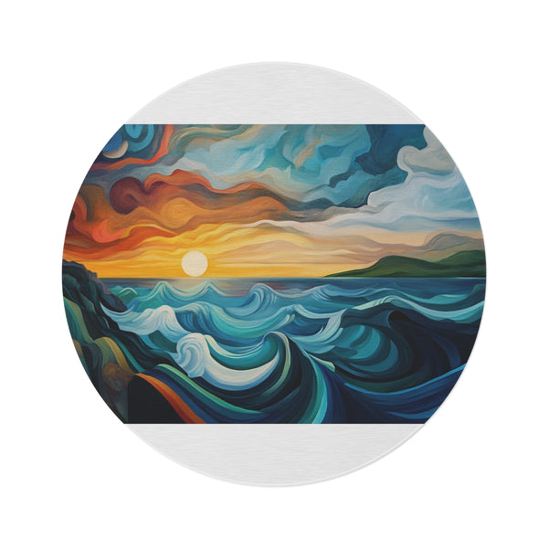 "Sunrise on Wild Atlantic Rug"