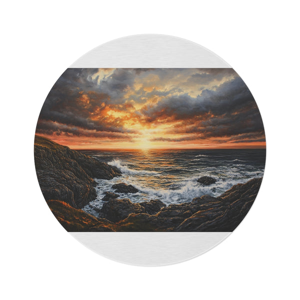 "Sunrise on Wild Atlantic Way" rug