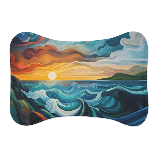 "Sunrise Pet Mat: Wild Atlantic Way"