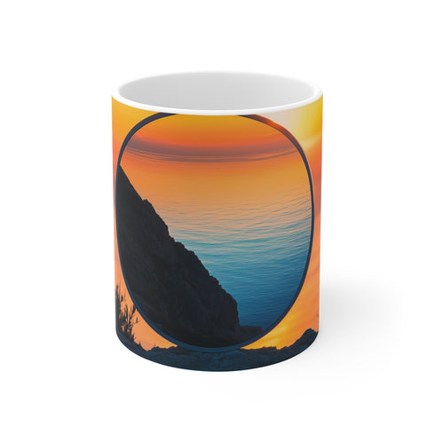 Sunrise Reflecting Infinity Mirror Mug