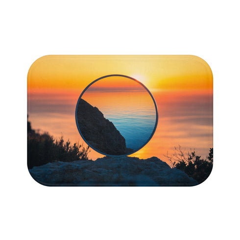 Sunrise Reflection Infinity Mirror Bathmat