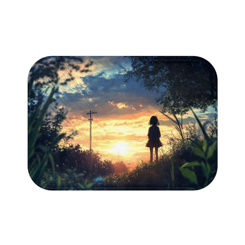 "Sunrise Serenity Bath Mat"