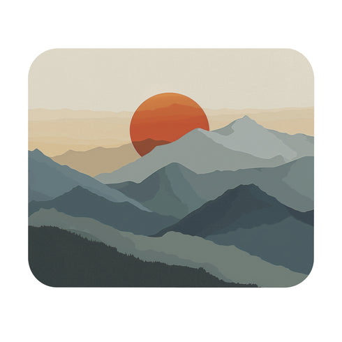 Sunrise Silhouette Mouse Pad