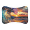 "Sunset Beach Wave Pet Mat"