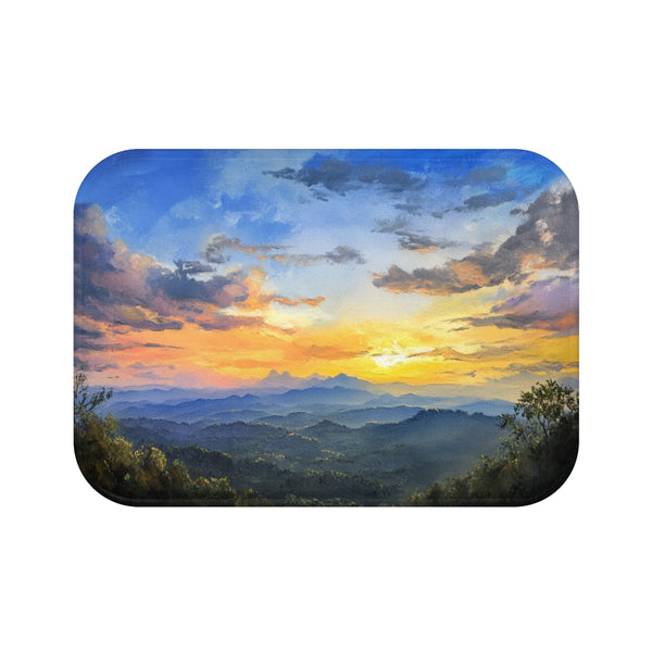 "Sunset Bliss Bath Mat"