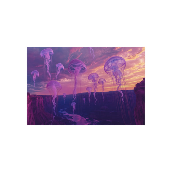 Sunset Canyon Jelly Floating Poster