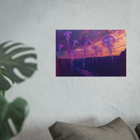 Sunset Canyon Jelly Floating Poster