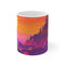 Sunset Cityscape Futuristic Coffee Mug