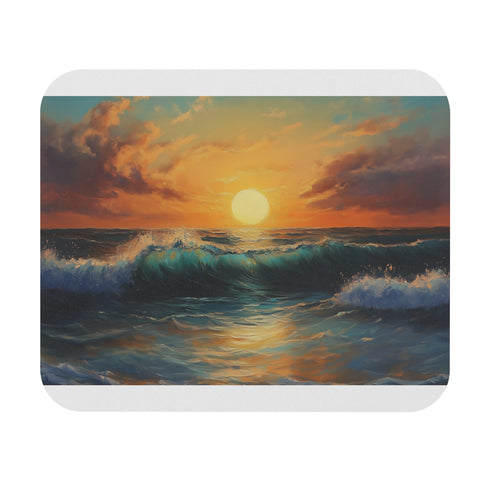 Sunset Horizon Mouse Pad Captivating