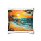 "Sunset Seascape Pillowcase: Orange Bliss"
