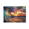 "Sunset Seascape Rolling Wave Bed Cover"