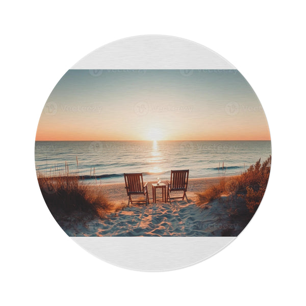 "Sunset Seaside Retreat Rug"