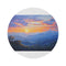 "Sunset Serenity Round Rug"