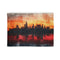 "Sunset Skyline Bed Cover"