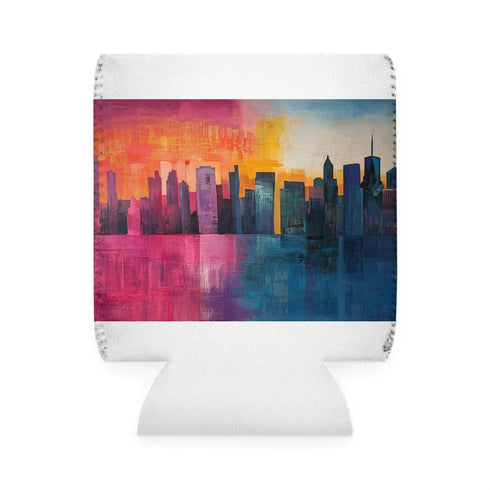 Sunset Skyline Can Cooler Sleeve
