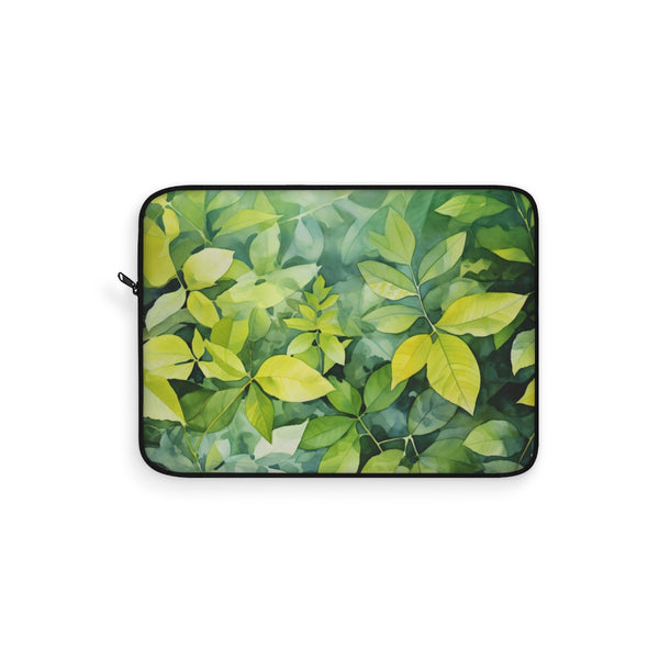 "Sunshine Foliage Laptop Sleeve: Protect your tech in style!"