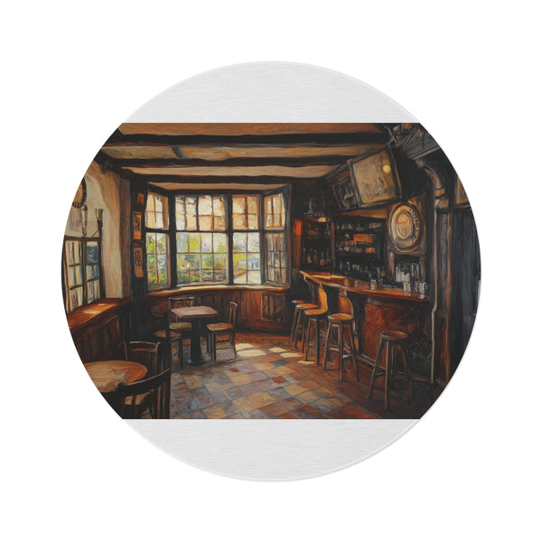 "Sunshine Pub Round Rug: Cozy"