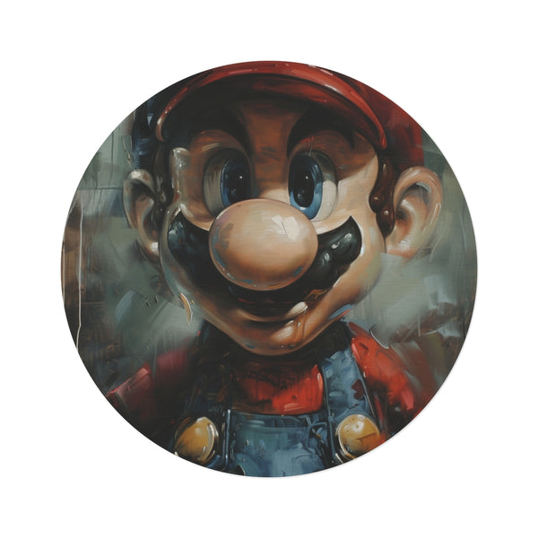 "Super Mario Masterpiece Round Rug"