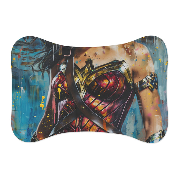 "Superhero Wonder Woman Pet Mat"