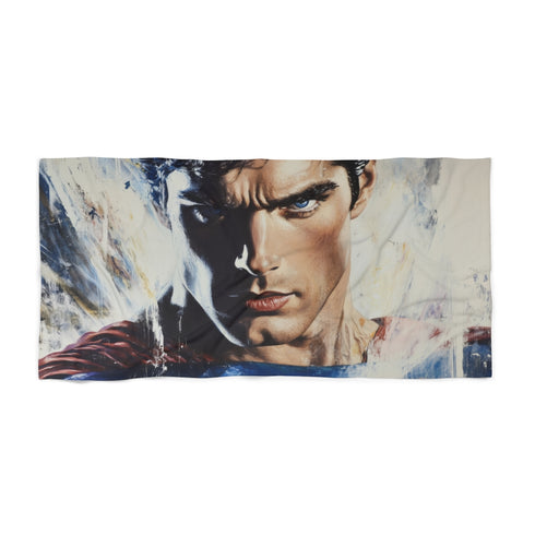 "Superman Christopher Reeve Beach Towel"