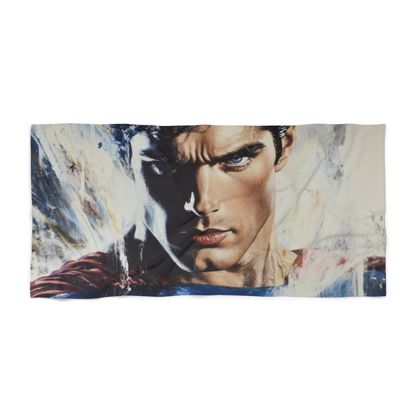 "Superman Christopher Reeve Beach Towel"