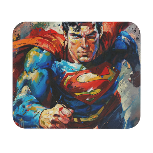 Superman Painting Mouse Pad Powerful!