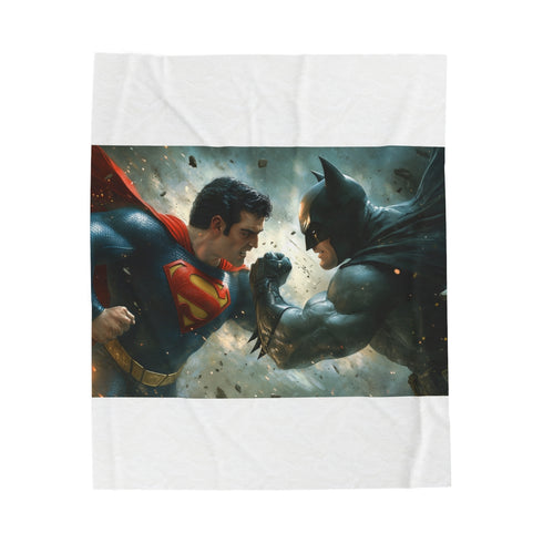 "Superman Showdown Plush Blanket"