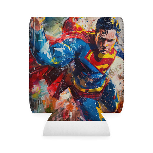Superman Skyline Can Cooler Sleeve