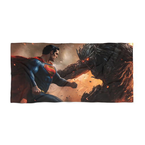 "Superman vs Doomsday Battle Towel"