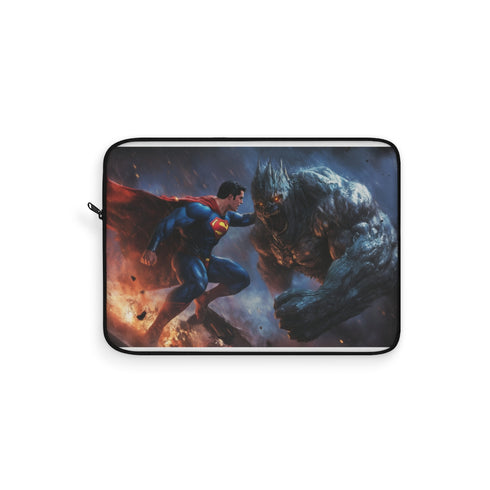 "Superman vs Doomsday Laptop Sleeve"