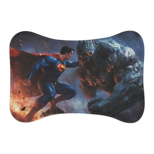 "Superman vs Doomsday Pet Mat"