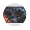 "Superman vs Doomsday Round Rug: A Battle of Titans!"