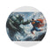 "Superman vs. Doomsday Round Rug"