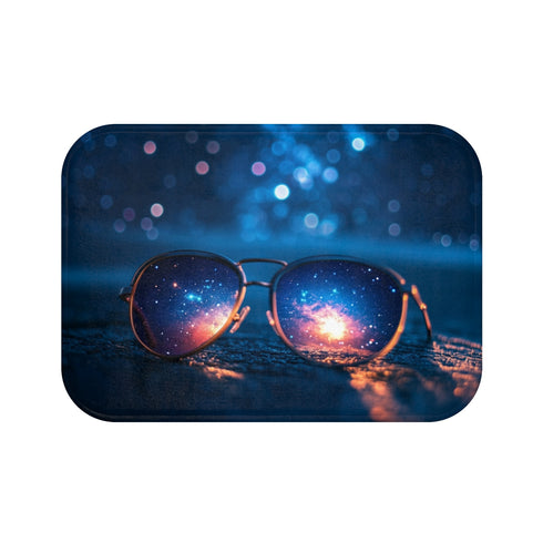 Supernova Sunglasses Bath Mat Design