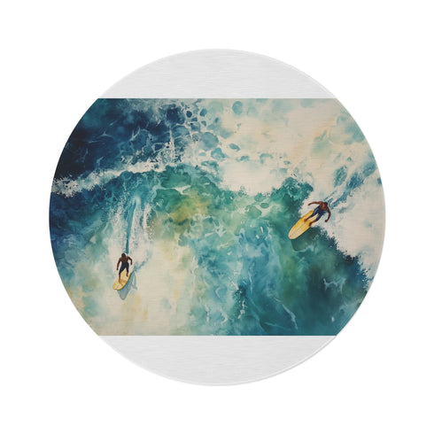 Surfers in the Sky Rug