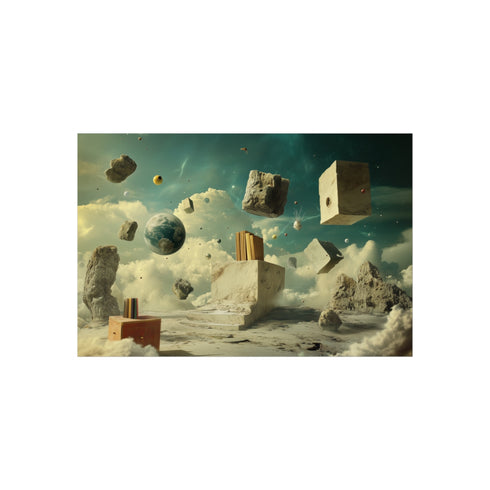 Surreal Dreamscape Magic with Levitating Objects