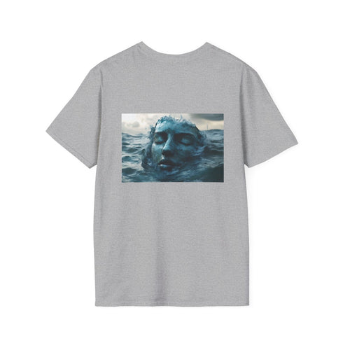Surreal Face Melting Ocean T-Shirt