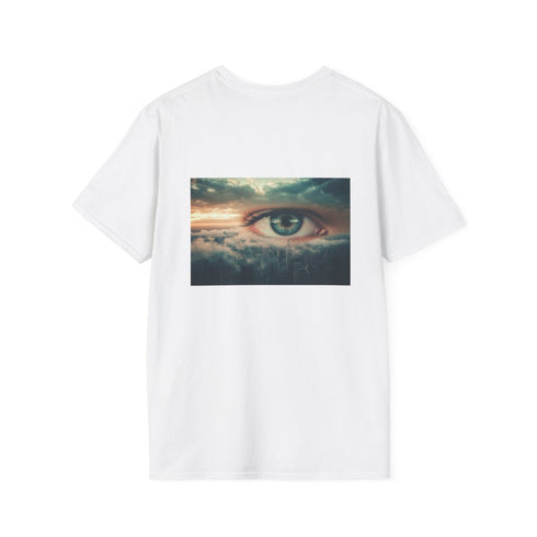 Surreal Floating Eyes City T-shirt